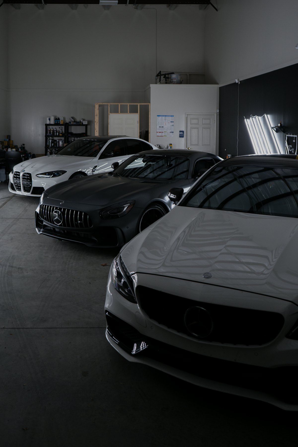 Stand-in Unsplash photo of continental cars in a garage